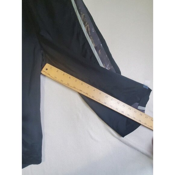 Ilaria Nistri Wide Leg Pants Size 26 Black Silk Trim Drop Crotch Edgy Grunge - Picture 5 of 12